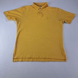 Faconnable Polo Shirt Mens Medium Yellow‎ Short Sleeve Albert Goldberg Designer